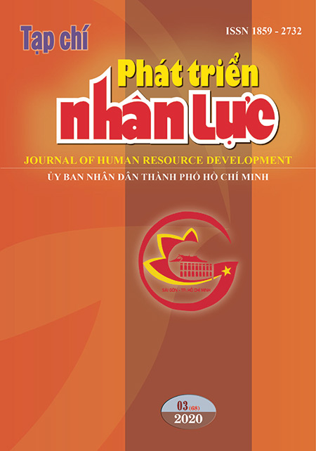  Tạp chí Phát triển Nhân lực số 03 (68) 2020